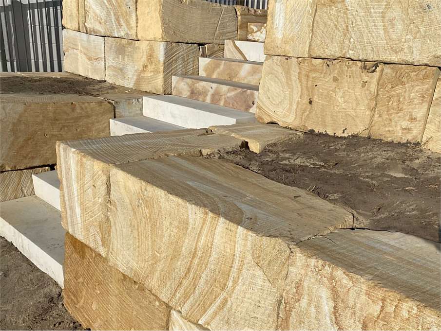 a grade blocks 6 sawn sandstone blocks